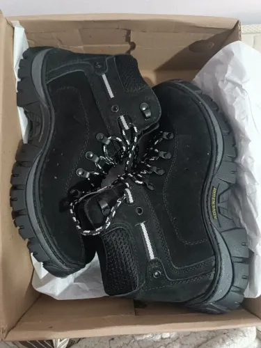 Bota Adventure Trilha Rapel, couro legítimo, impermeável 