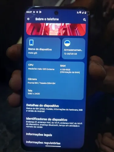 Moto g 15 128 g 12 RAM * zap