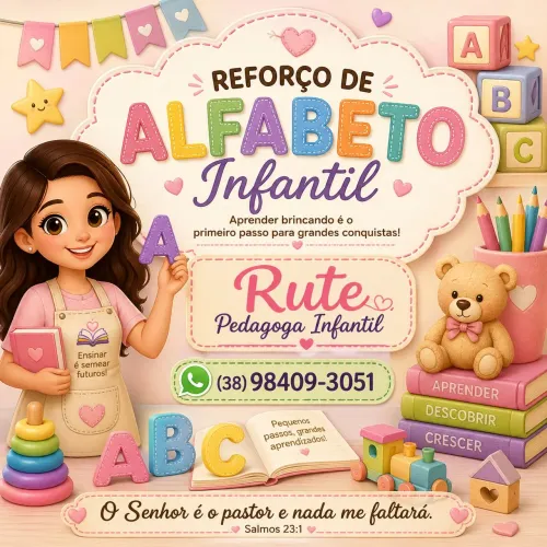 Reforço De Alfabeto infantil 