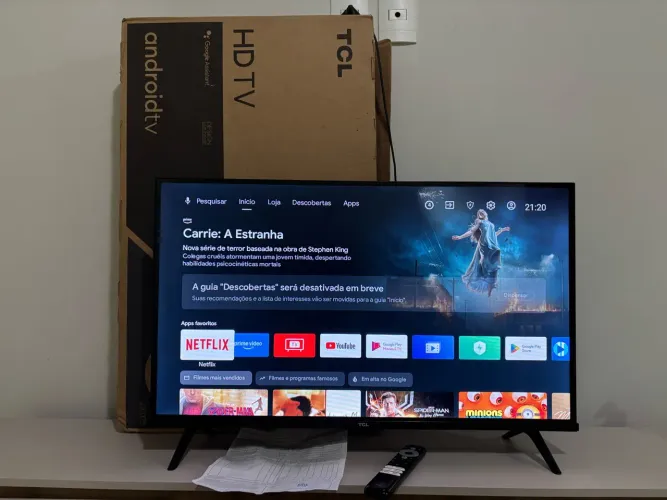 Vendo Smart Tv Tcl 32 na Caixa- Nota Fiscal