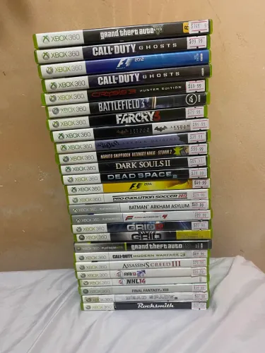 Jogos xbox 360,consultar valores