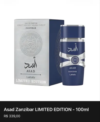 Perfume Asad Zanzibar LIMITED EDITION
