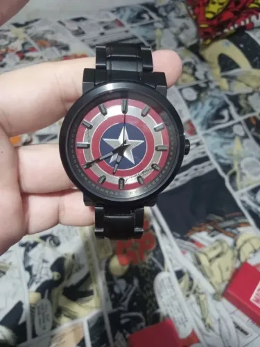 Relógio Capitão América da Marvel Chilli Beans original