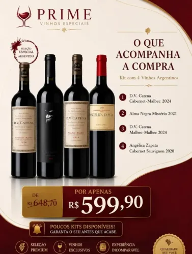 PROMOÇÃO DE VINHOS - COMBO( IMPERDIVEL).