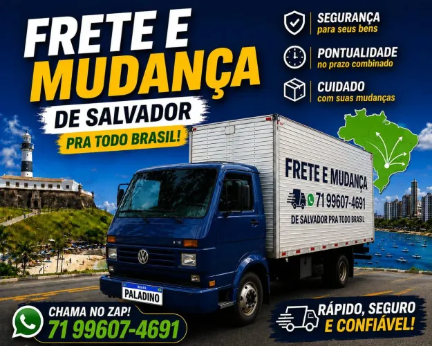 Fretes e mudanca de salvador Pra todo Brasil
