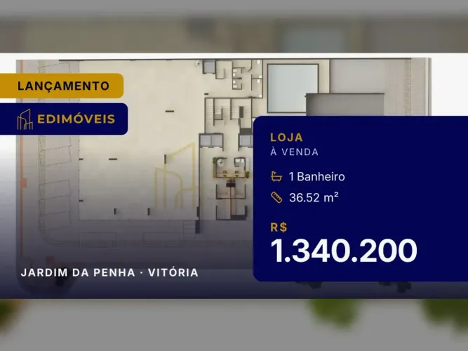 Não perca a chance de ter uma loja em Jardim da Penha, um local estratégico!