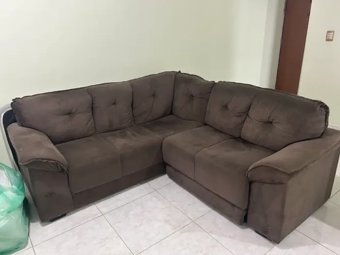 Sofá de canto 5 lugares