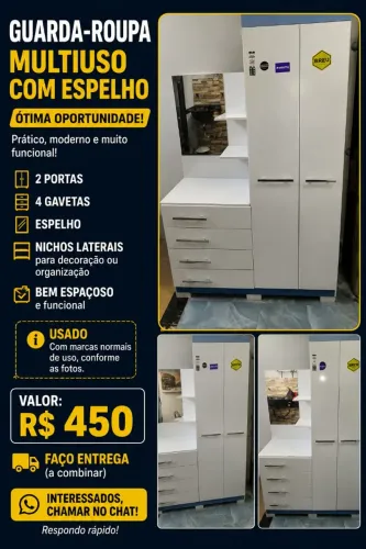 Guarda roupa entrego