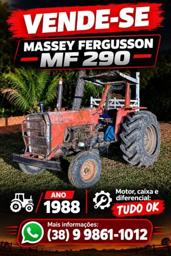 Trator Massey Fergusson MF 290