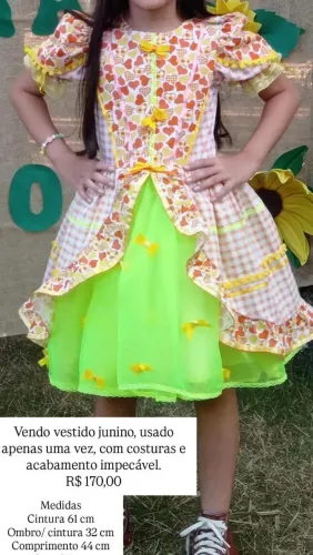 Vestido festa junina 
