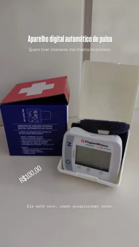 APARELHO DIGITAL AUTOMÁTICO DE PULSO