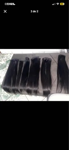 Cabelo humano vietnamita 200 gramas