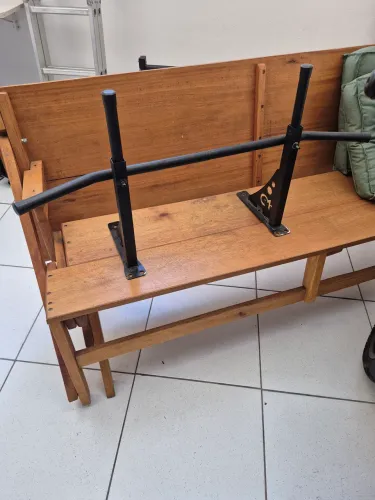 Barra Fixa De Parede Curva Para Academia E Calistenia - R$ 100