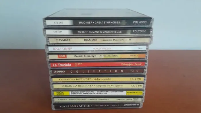 Lote Cds Musica Clássica Opera Beethoven 12 Unidades