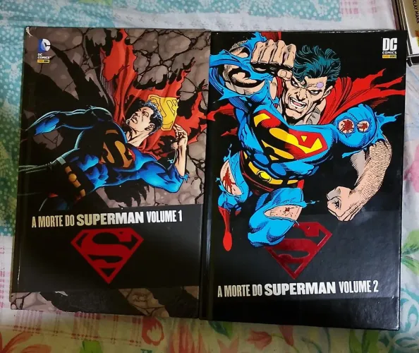 A MORTE DO SUPERMAN EDIÇÃO DE LUXO VOL. 1,2 COLEÇÃO COMPLETA