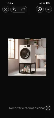Suporte máquina lava e seca