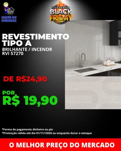 PISO REVESTIMENTO TIPO A - PROMOÇÃO IMPERDÍVEL!!!