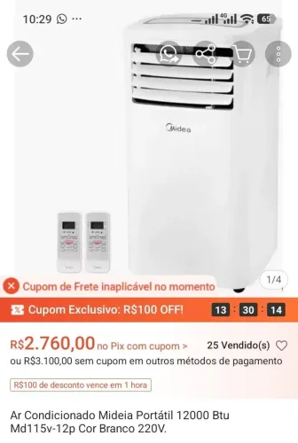 Ar condicionado portátil