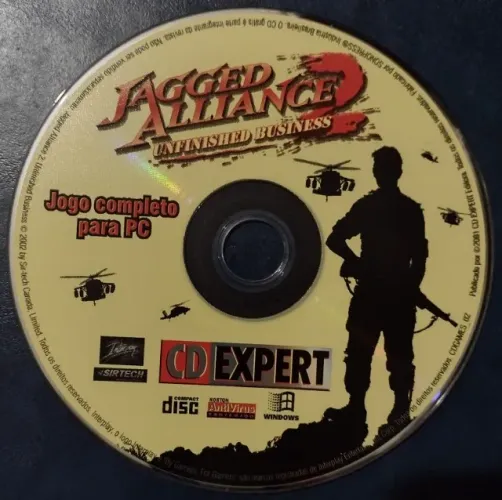 Jogo Jagged Alliance 2 Unfinished Business - Revista Cd Expert Games - 2000