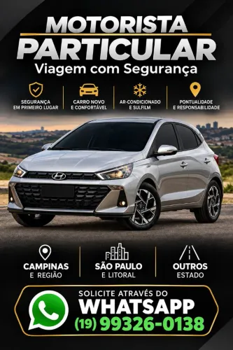 Motorista Particular Campinas