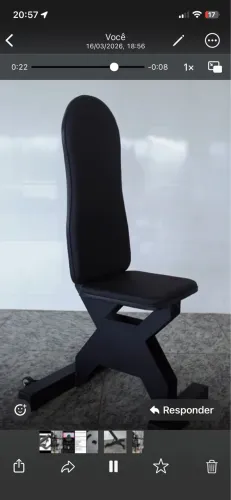 Banco de musculação Reclinável