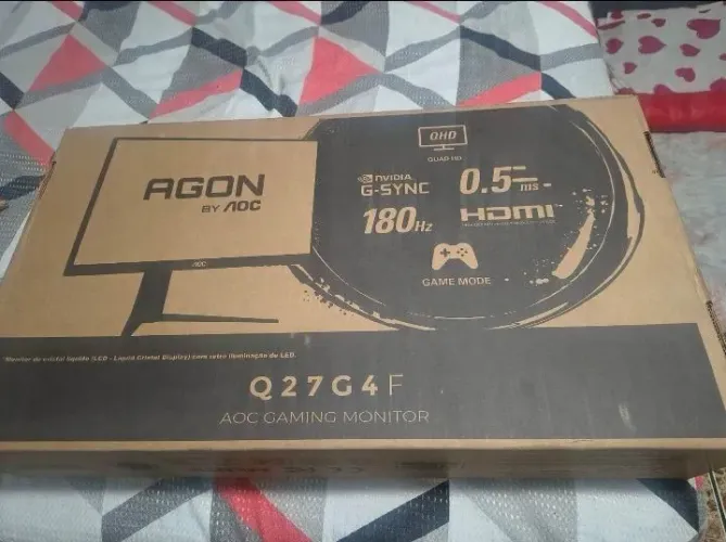 Monitor Gamer AOC AGON Q27G4F 27" QHD (Lacrado na Caixa)