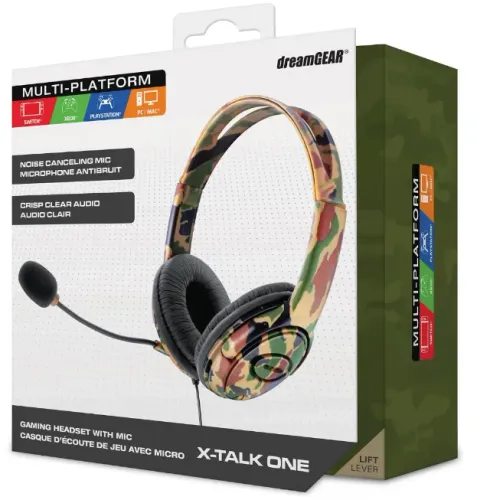 Dreamgear 57380 Fone de Ouvido Headset X-Talk Para Xbox Serie X/S Camuflado - Xbox