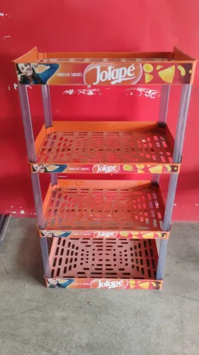 Expositor para  pipocas e salgadinhos, bem conservado. Valor: 150,00 reais.