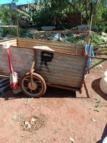 carrinho de reciclagem 