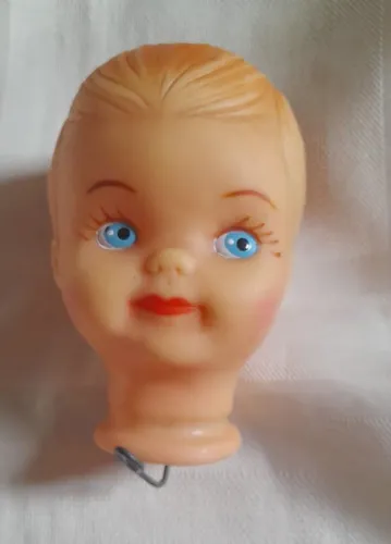 Cabeça Boneco antigo anos 60
