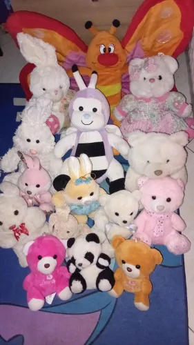 Lote bichinhos de pelucia