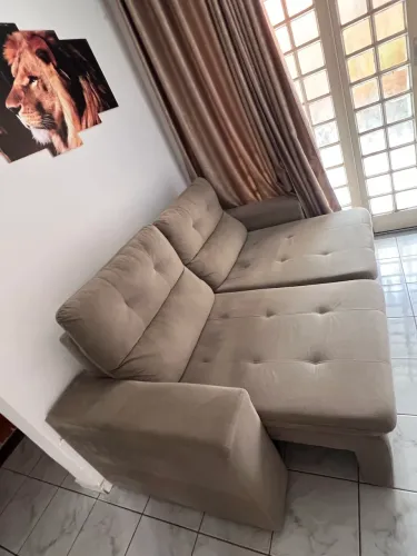 Sofá usado 2 metros retrátil e reclinável