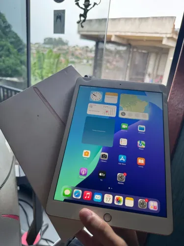 iPad 7 128GB Conservado - Gold - OLX Pay - Aceito Troca e Parcelo 12x