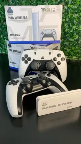 Videogame GameStick M15 Plus - 2 Controles e +20000 Jogos