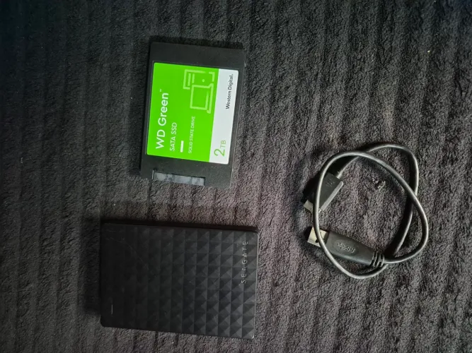 SSD 2tb Sata + Case Completo