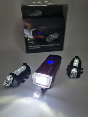 Lanterna Para Bicicleta Led Forte Kit Farol Ultra Brilhante 180 Lumens Bike Pronta Entrega