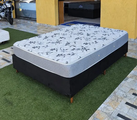 Cama box Casal HERVAL SEMINOVA TOP - ENTREGAMOS