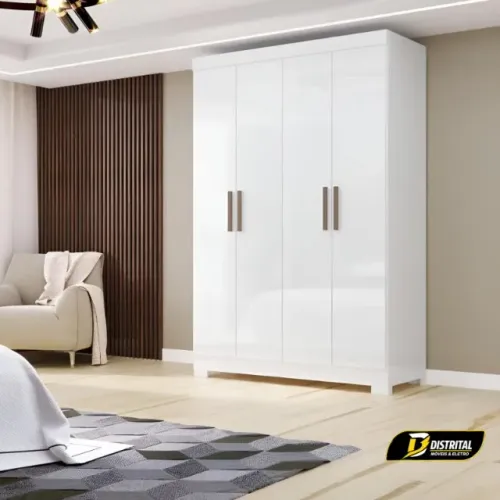 Guarda Roupa Macapa 4 Portas 2 Gavetas 100% MDF Oferta