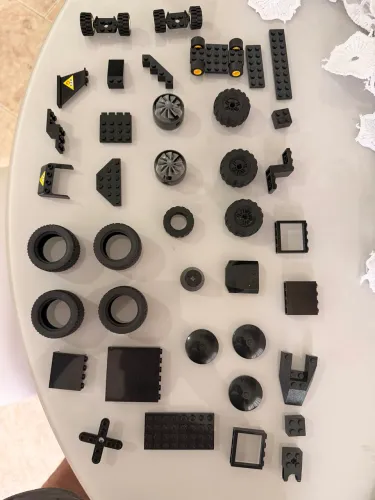 Lote peças pretas - Lego Original 