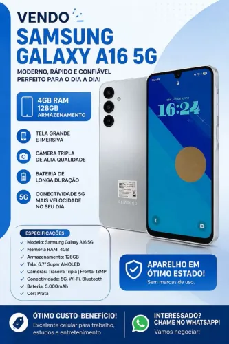 Celular Samsung A16 5G