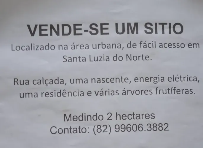 Vende-se um sítio