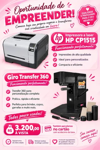 Giro transfer 360 + impressora a laser