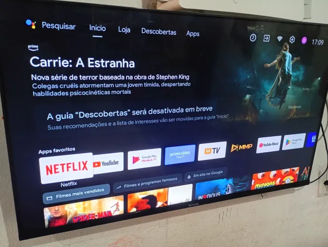 TV ANDROID 43, + AR Consul 10000 BTUs /Viagem