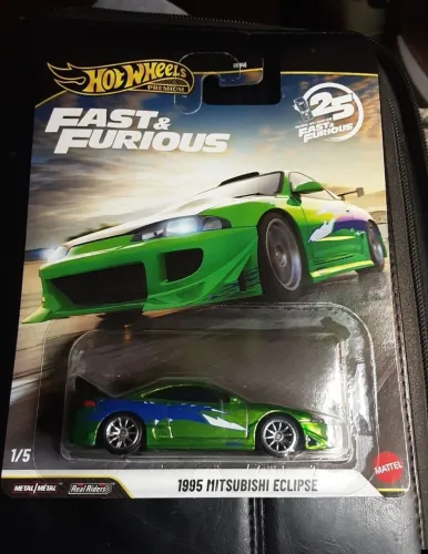 Hot Wheels Premium Velozes e Furiosos 25º Aniversário 1995 Mitsubishi Eclipse