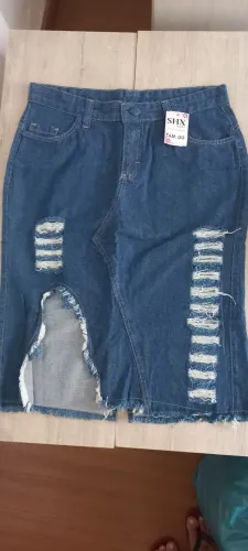 Duas saias jeans tam GG novas