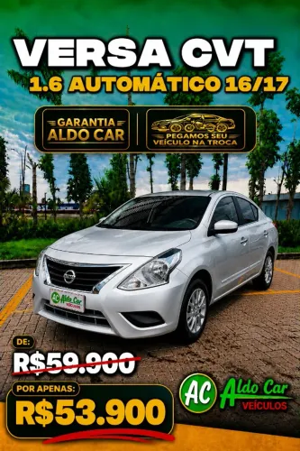 Nissan Versa Sense 1.6 16V Flex AUT 2017