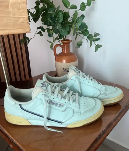 Tênis adidas continental 80 ice mint - tam. 45