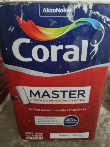 TINTA CORAL MASTER PREMIUM 18 LITROS