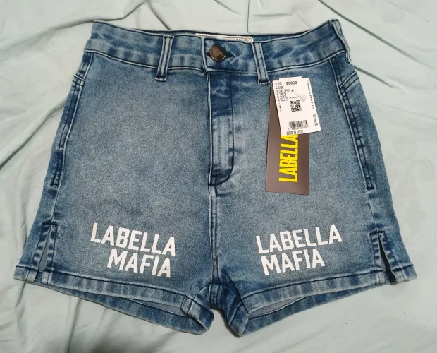 Short jeans Lá bella máfia Tam 36