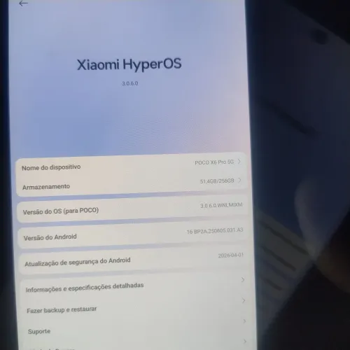 Poço x6 256 12 de ram